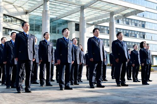 春节后上班首日：全市各级税务365买球 世界杯买球官网机关斗志昂扬开新局、谱新篇(图3)
