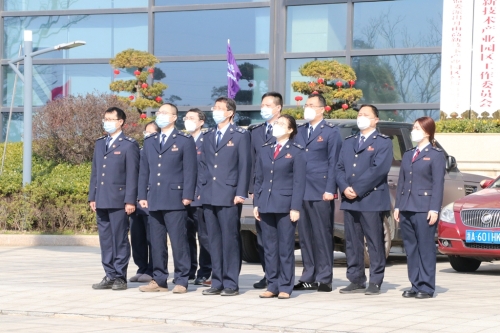 春节后上班首日：全市各级税务365买球 世界杯买球官网机关斗志昂扬开新局、谱新篇(图6)